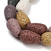 Natural Lava Rock Beads Strands G-G347-03A-4