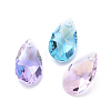 Glass Rhinestone Pendants RGLA-L022-C-M-1