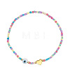 Macaron Glass Seed Beaded Stretch Bracelets JJ3447-5