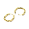 Ion Plating(IP) Real 18K Gold Plated 316 Stainless Steel Hoop Earrings EJEW-L267-005G-01-2