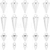 Unicraftale 24Pcs 4 Style 304 Stainless Steel Pendants STAS-UN0038-37-1