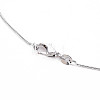 Brass Herringbone Chain Round Snake Chain Necklaces X-NJEW-Q285-01-2