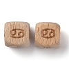 Natural Wood Constellation Beads WOOD-M002-04-3