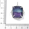 Natural Colorful Fluorite Pendants G-I381-01P-02-4