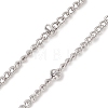 304 Stainless Steel Curb Chain for Eyeglasses AJEW-EH00411-02-3