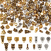 150Pcs 15 Styles Tibetan Style Alloy Tube Bails TIBE-PA0001-19-1