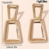 Iron Dangle Stud Earrings for Women WGA52C2-05-1
