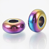 Electroplated Non-magnetic Synthetic Hematite Beads X-G-T094-10A-2