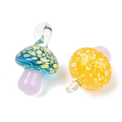 Handmade Lampwork Pendants LAMP-L083-04-1
