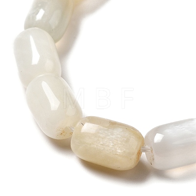 Natural White Moonstone Beads Strands G-G980-17-1