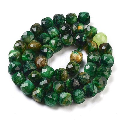 Natural Tiger Eye Dyed Beads Strands G-H028-A01-01-1