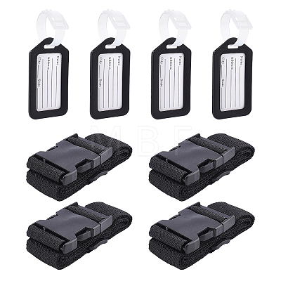 CHGCRAFT Polypropylene Fiber Luggage Straps & Plastic Card Holders DIY-CA0003-50-1