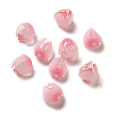 Simulation Lotus Shape Acrylic Beads SACR-C002-32-1