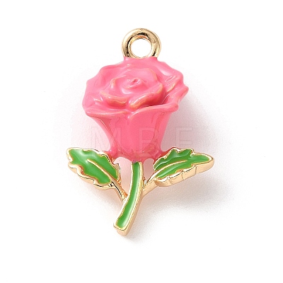 Alloy Enamel Pendants AL-CBA02ED-05G-B-1