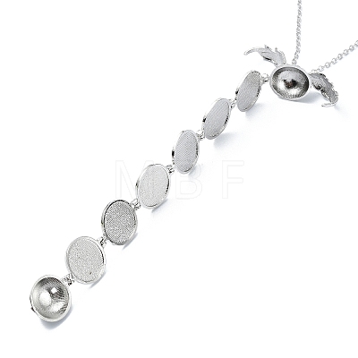 Alloy Pendant Necklaces NJEW-H031-01C-P-1