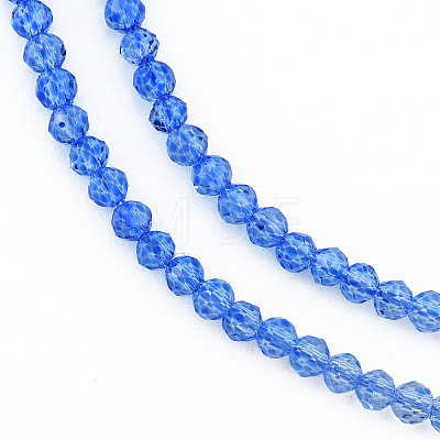 Transparent Glass Beads Strands GLAA-N041-009-13-1