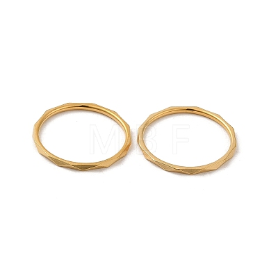 Ion Plating(IP) 304 Stainless Steel Finger Ring RJEW-I101-03A-G-1