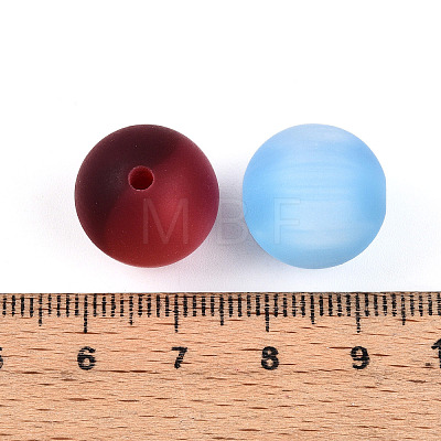 Frosted Resin Beads X1-RESI-N042-16mm-06-1