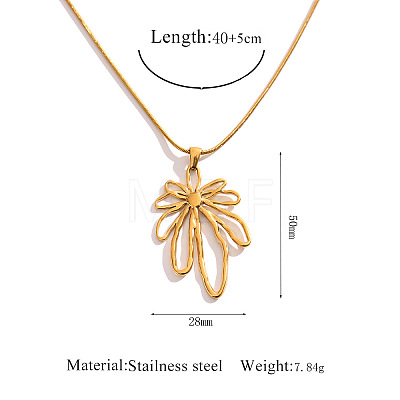 304 Stainless Steel Pendant Necklaces WGB72CB-05-1