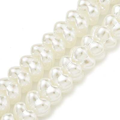 Transparent Spray Painted Glass Beads Strands GLAA-P066-01B-1