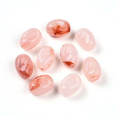 Transparent Acrylic Beads TACR-T028-38B-1