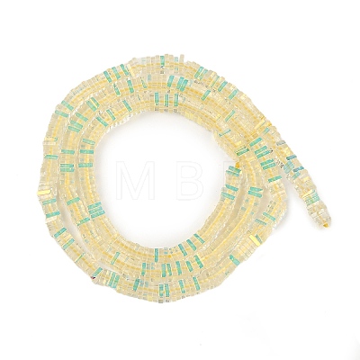 Electroplate Glass Beads Strands GLAA-B023-01A-05-1