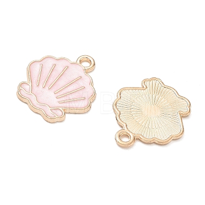 Alloy Enamel Pendants AL-CBAE435-16G-02-1