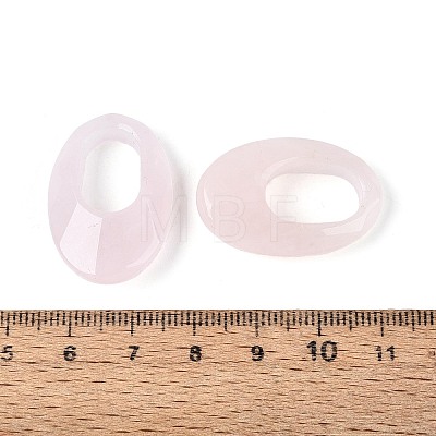 Natural Rose Quartz Pendants G-N361-02B-1