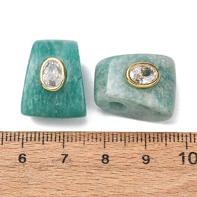 Natural Amazonite European Beads GG-CBA9389-02I-1