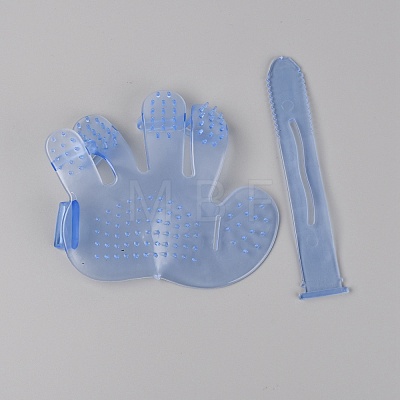 PVC Pet Bath Brush TOOL-WH0133-81A-1