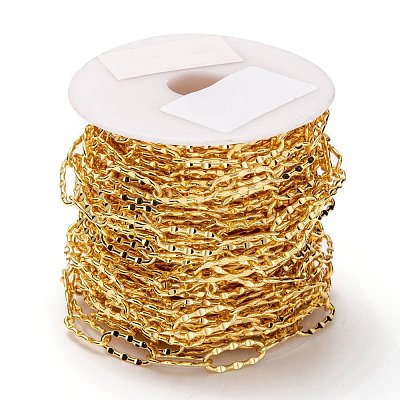 Brass Paperclip Chains CHC-I036-30G-1
