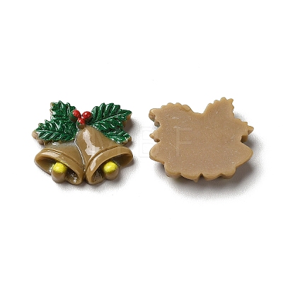 Christmas Opaque Resin Cabochons RESI-K019-38-1