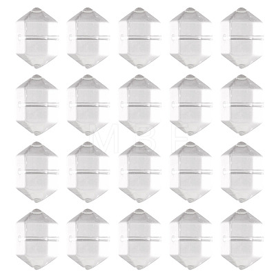 30Pcs Transparent Handmade Lampwork Beads LAMP-TADJ0001-12L-1