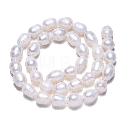 Natural Cultured Freshwater Pearl Beads Strands PEAR-N012-08C-1