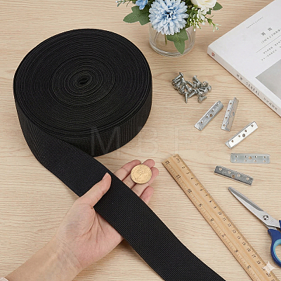 15M Flat Wide Polyester Elastic Cord OCOR-MA0001-98-1