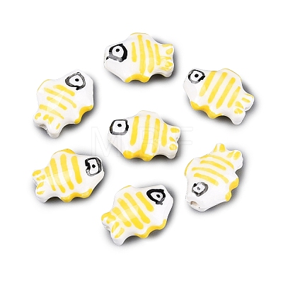 Handmade Porcelain Beads PORC-Q007-09A-1