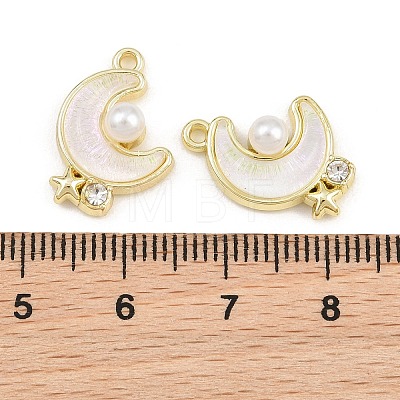 Alloy Crystal Rhinestone Pendants AL-CBA8C77-01F-G-1