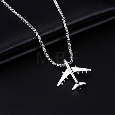 Alloy Pendant 201 Stainless Steel Chain Necklaces for Men FS-WG0EA78-05-1