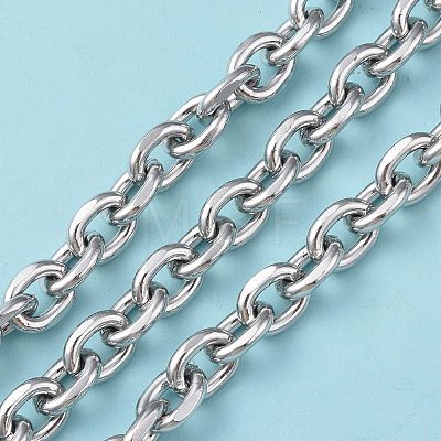 Oval Oxidation Aluminum Cable Chains CHA-K003-01P-1