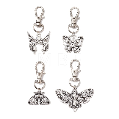 4Pcs Alloy Pendant Decorations HJEW-JM02907-S-1
