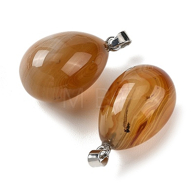 Natural Red Agate Pendants GG-K002-08A-21-1