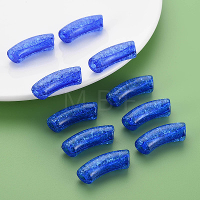 Transparent Crackle Acrylic Beads CACR-S009-001B-N86-1