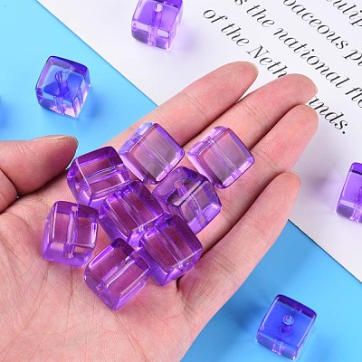 Transparent Acrylic Beads MACR-S374-14-B-1