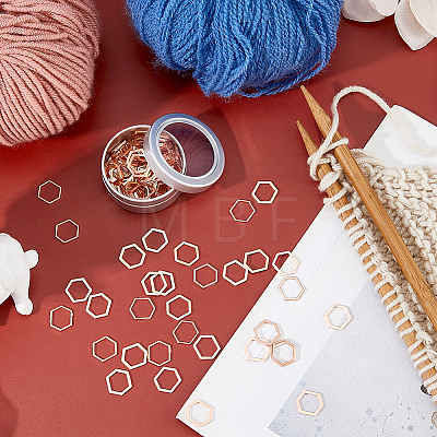 100Pcs Alloy Linking Rings FIND-HS0002-67RG-1