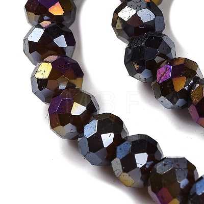 Baking Electroplate Glass Beads Strands X-DGLA-A039-J6MM-B20-1