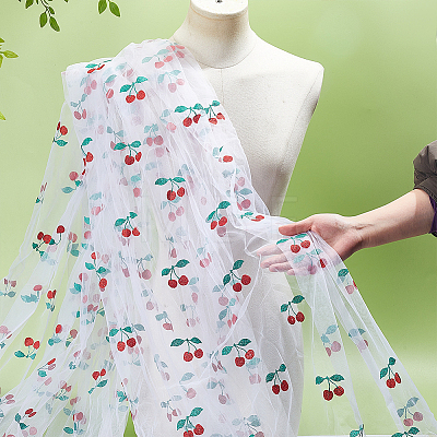 Polyester Mesh Fabrics DIY-ME0003-11-1