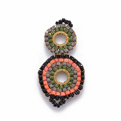 MIYUKI & TOHO Handmade Japanese Seed Beads Links SEED-A027-G23-1