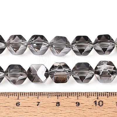 Electroplate Glass Beads Strands EGLA-T021-21J-1