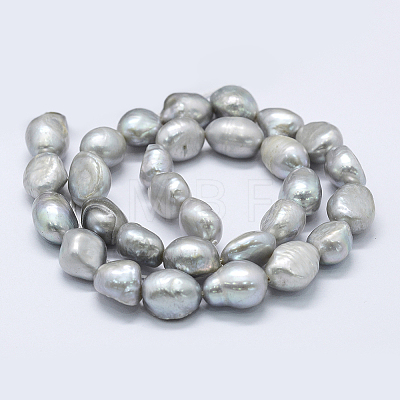 Natural Cultured Freshwater Pearl Beads Strands PEAR-K004-05E-01-1