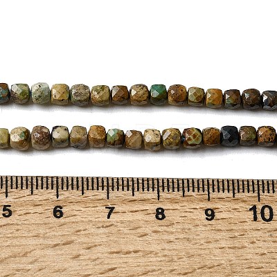 Natural Turquoise Beads Strands G-G294-B01-4x4mm-1